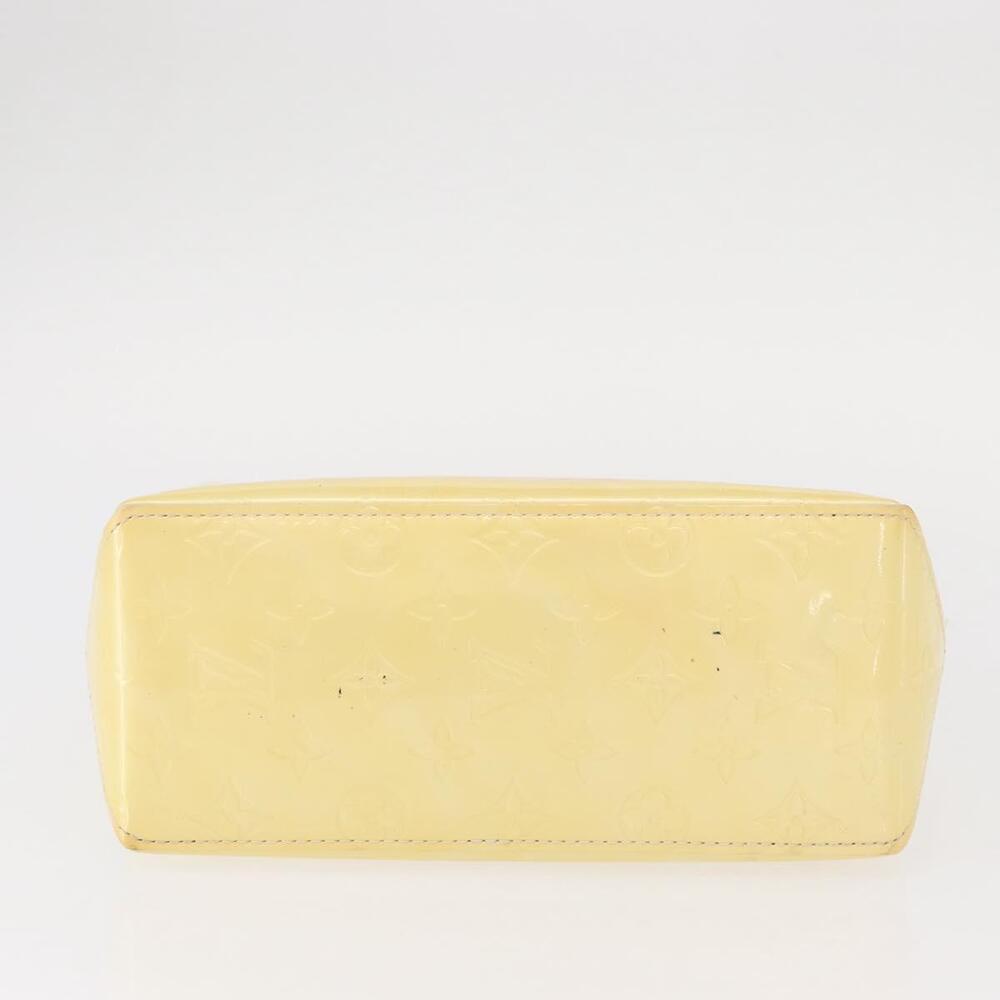 LOUIS VUITTON Monogram Vernis Reade PM Hand Bag Perle M91336 LV Auth 154363 - Picture 5 of 16